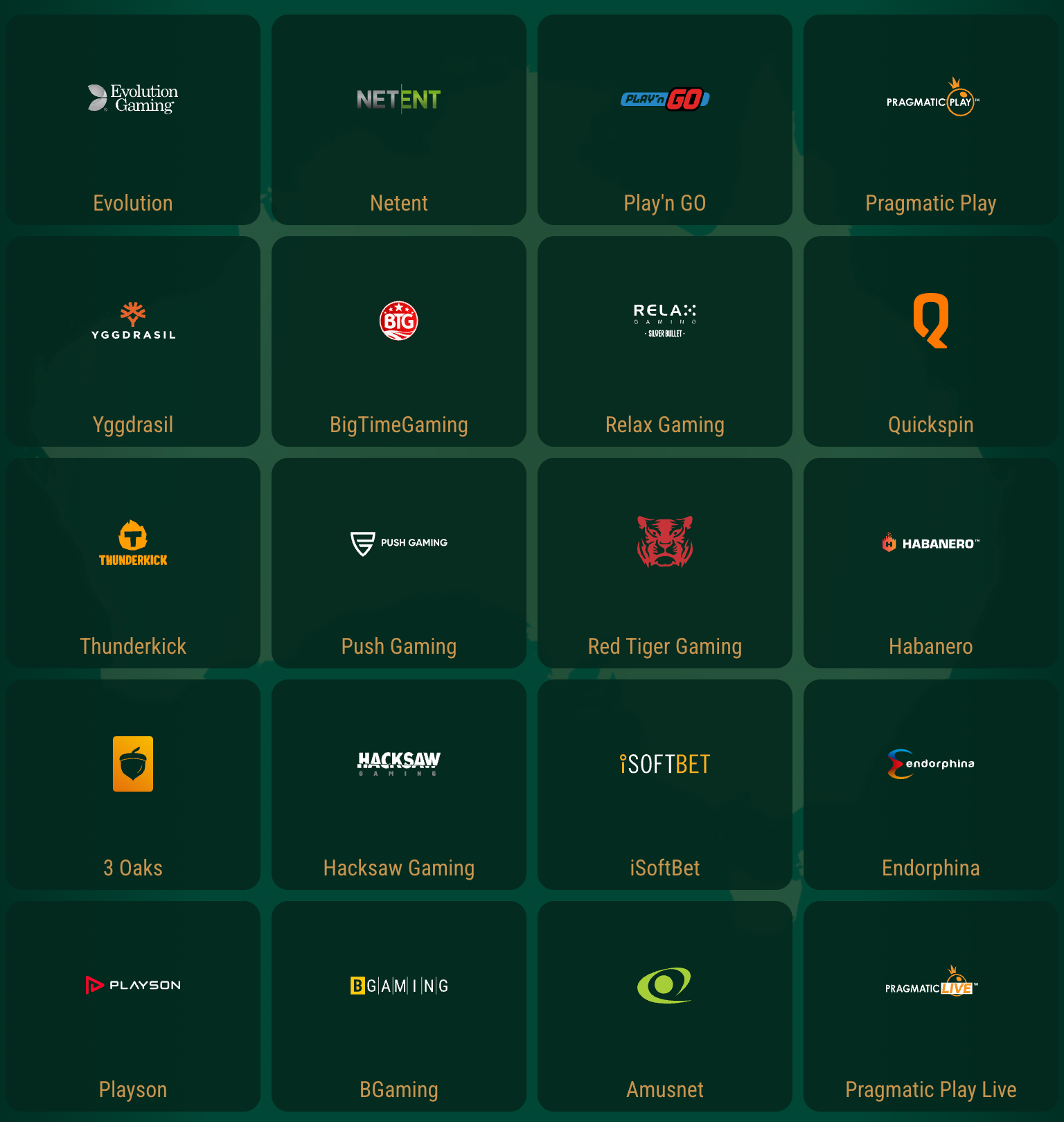 Richard Casino Game Providers