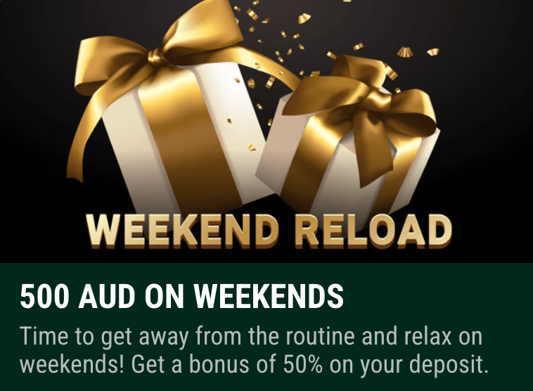 Richard Casino Weekend reload bonus